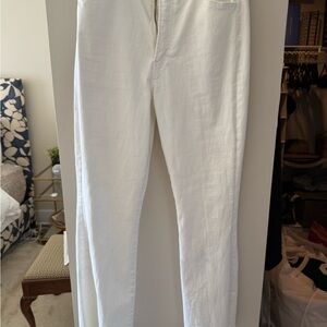 MOTHER The Hustler White Denim